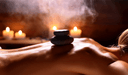 Masaje con piedras calientes y armonización de chakras 80 min en Navirea Spa