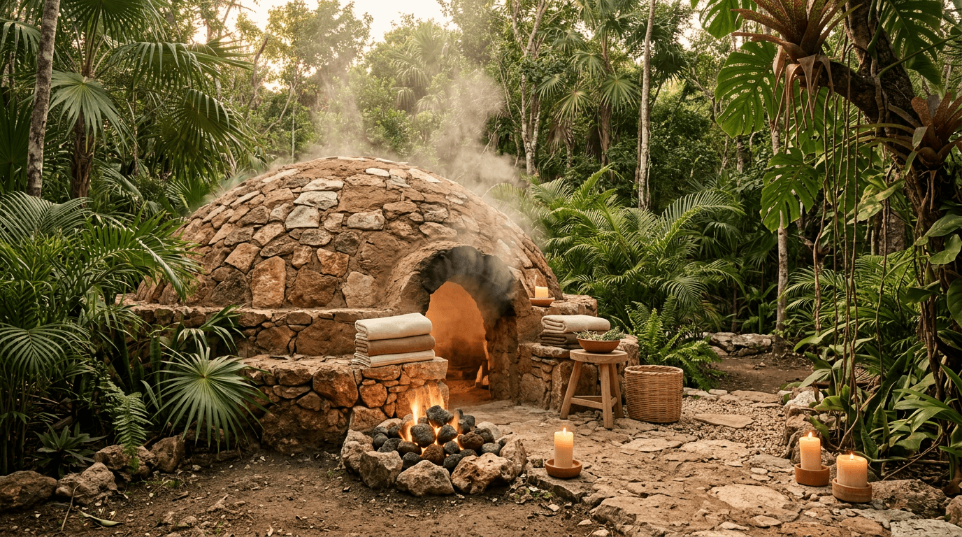 Baño de Temazcal — hasta 10 personas en Navirea Spa